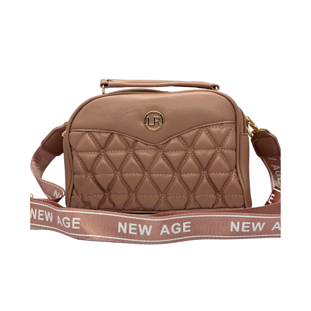 Quilted Sling Bag with “New Age” Statement Strap