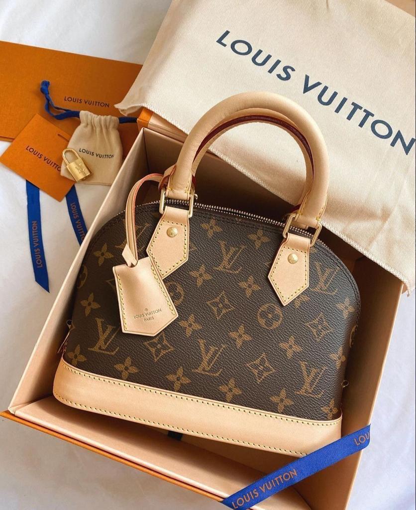 Louis Vuitton Alma BB Monogram Leather Bag